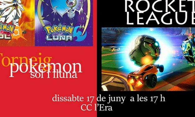 17 Junio Torneo Rocket League/ Pokemon Sol y Luna